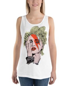 Madonna as Bowie Unisex Tank Top