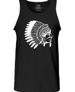 New Graphic Printed Native American Tank Top