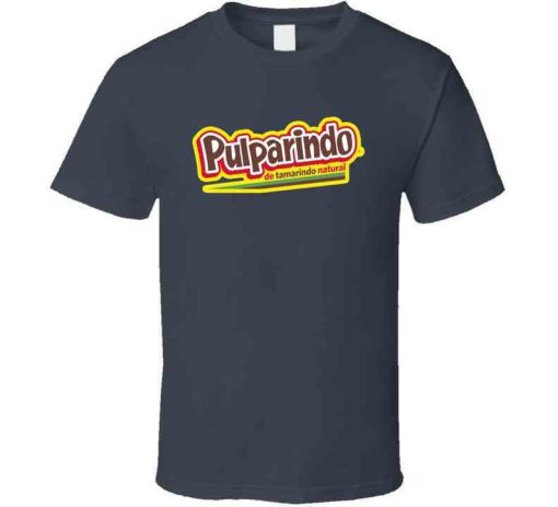 Pulparindo De Tamarindo Natural Candy Logo Vintage T Shirt