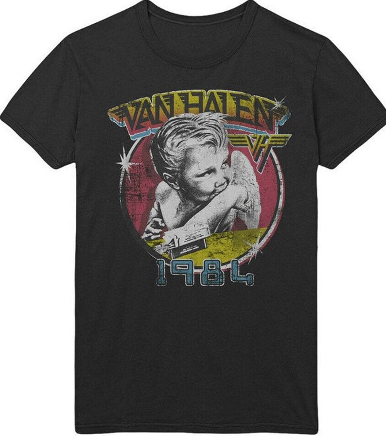 RIP Van Halen 1984 Tour Of The World Concert T-Shirt