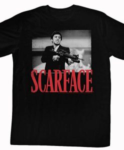 Scarface Shootah Shirt, Scarface Tony Montana Retro Vintage Style Shirt