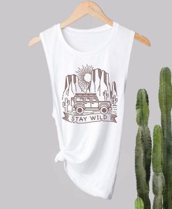 Stay Wild Womans Tank Top