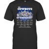 The Cowboys 60Th Anniversary 1960 2020 Signature Thank You For The Memories T-Shirt Classic
