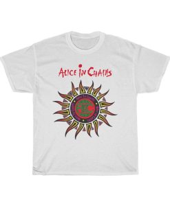 Alice In Chains Sun Logo Grunge Rock Band T-Shirt