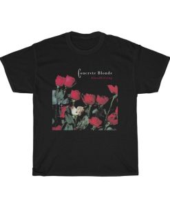 New Concrete Blonde Band Bloodletting Album Men's Black T-Shirt