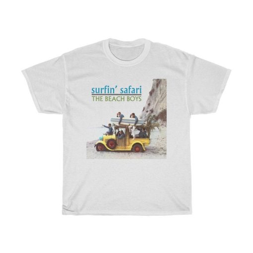 The Beach Boys Band Surfin' Safari Album Cover T-Shirt