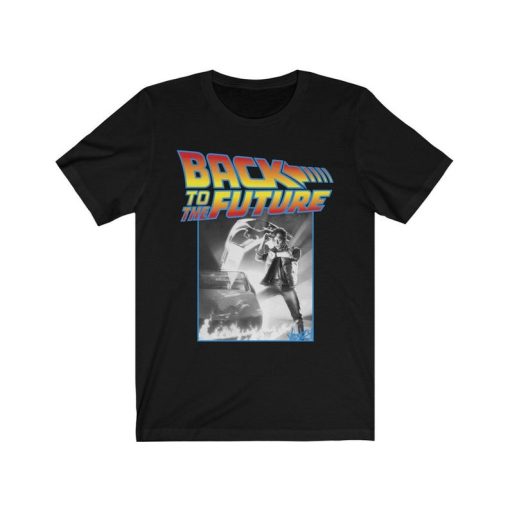 Back to the Future retro movie tshirt