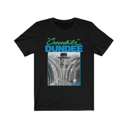Crocodile Dundee retro movie tshirt