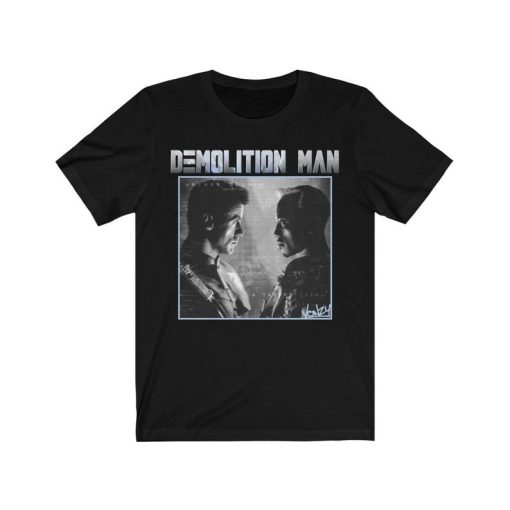 Demolition Man retro movie tshirt