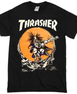 Thrasher yellow t shirt