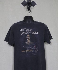 Army of Darkness horror movie T-shirt, Evil Dead, Sam Raimi, Bruce Campbell, faded black Living Return Walking