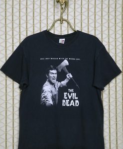 Evil Dead horror zombie movie T-shirt, Night Living Dead Day Return Shaun Re-Animator 28 Days Later Lucio Fulci George Romero