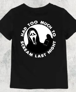 Ghostface shirt- Drunk Scream Shirts - Horror Shirts Spooky Halloween Nightmare shirts - Classic Killers Never Die Vintage Horror Movies 80s