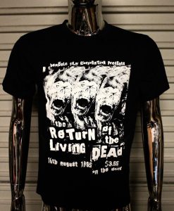 The Return Of The Living Dead DIY punk flyer T-shirt