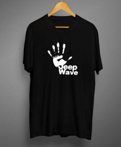 Mens Jeep Wave Pattern Design T-Shirt