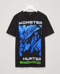 Monster Hunter Brachydios color blue Tshirt