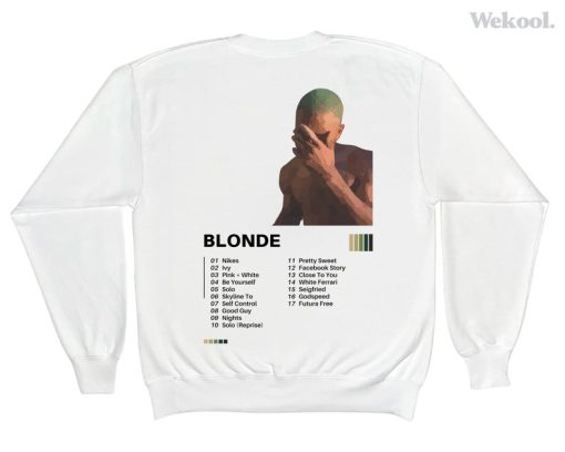 Frank Ocean Blonde Album Art (Unisex) Sweatshirt Back