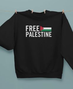 Heart FREE PALESTINE Gaza FREEDOM Mens Womens Sweatshirt