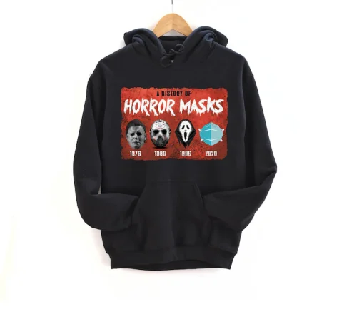 Horror Friends Halloween Funny COVID Sweatshirt