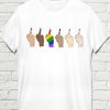 Black Lives Matter Support Shirt , LGBT Middle Finger T-shirt