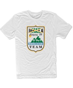 Vintage 90's Jamaica Bobsled Team 88 Calgary Games Premium T shirt