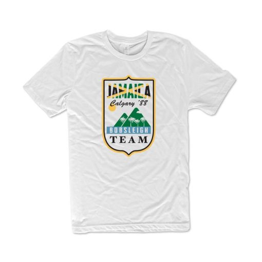 Vintage 90's Jamaica Bobsled Team 88 Calgary Games Premium T shirt