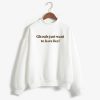 ghouls just want to have fun white Unisex Sweatshirt