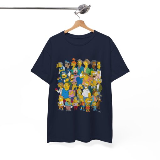 The Simpsons Springfield Group Montage Bart Homer T-Shirt thd