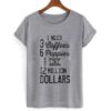 1 need 3 coffees tshirt THD