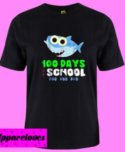 100 Days Of School Baby Shark Doo Do T Shirt