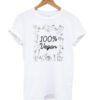 100% Pure Vegan T SHIRT ZNF08