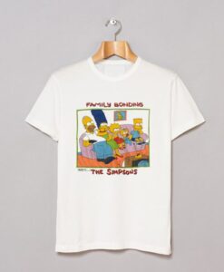 1989 The Simpsons Family Bonding T Shirt THD