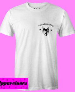 5 Seconds Of Summer fox head T shirt