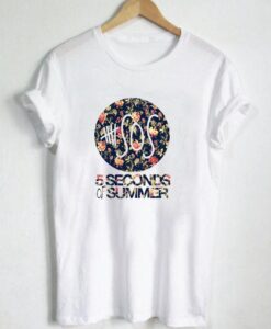 5 Sos floral logo T Shirt Size S,M,L,XL,2XL,3XL