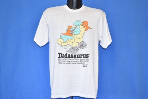 80s Dadasaurus Dinosaurs Cliff Galbraith Funny Cartoon Cute Dad t-shirt