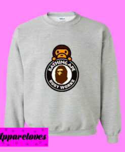 A Bathing Ape Milo On Busy Works Sweatshirt