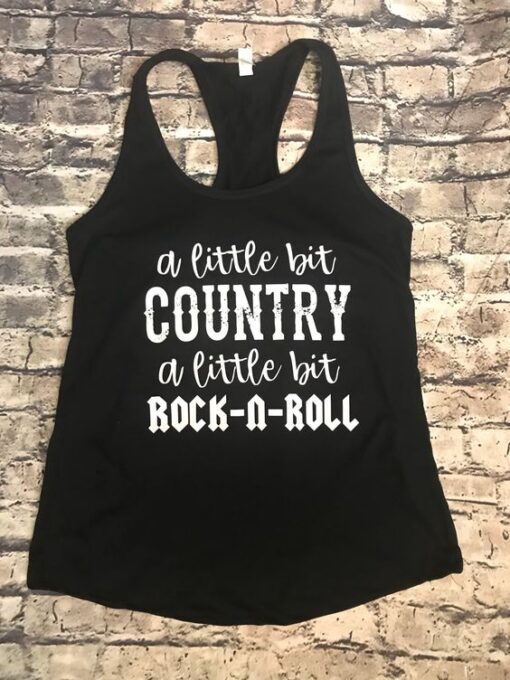 A Little Bit Country, A Little Bit Rock-n-Roll TANK TOP ZNF08