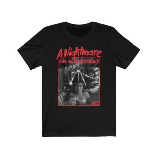 A Nightmare on Elm street retro movie tshirt