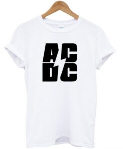 AC DC Font T shirt (KM)