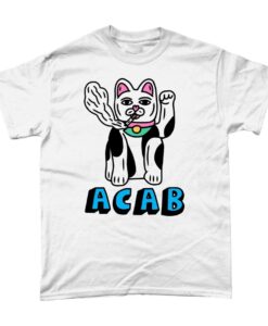 ACAB cat T-shirt punk