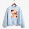 ARIANA GRANDE BLUE SWEATSHIRT ZNF08