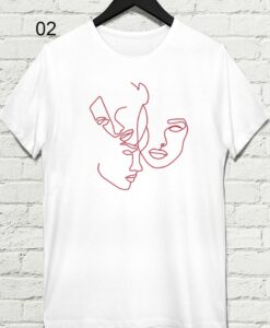 Abstract Face tshirt