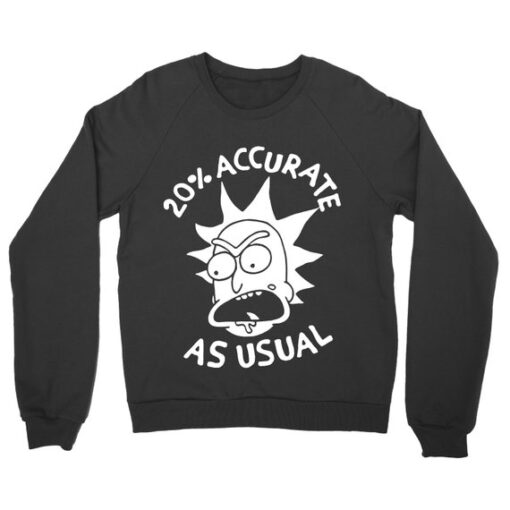 Accurate-As-Usual-Rick-and-Morty-Sweatshirt THD