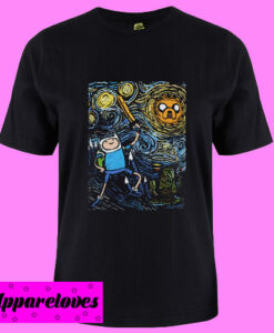 Adventure Time Starry Night T shirt