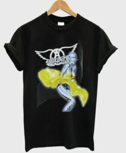 Aerosmith Robot Yellow Dress T Shirt