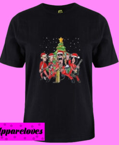 Aerosmith band merry Christmas T Shirt