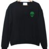 Alien Head Green Sweatshirt THD