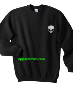 Alien Head Sweatshirt THD