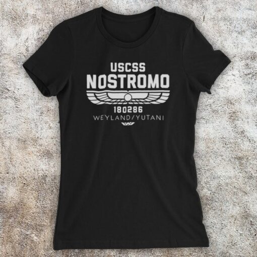 Alien USCSS Nostromo 180286 Logo Sci Fi Film Spaceship Weyland Yutani Unofficial T-Shirt