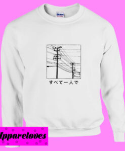 All Alone – Japanese Sweatshirt